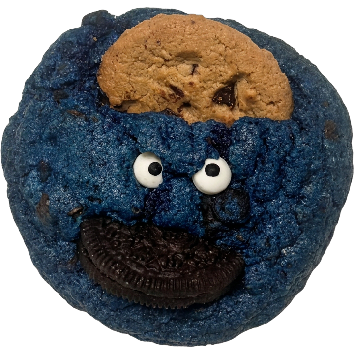 Cookie Monster cookie